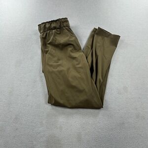Lululemon Pants Womens 6 Brownish Green Keep Moving High Rise Pull On Stretch